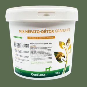 MIX HEPATO DETOX - Détoxication et drainage d'entretien pour les équidés